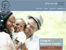 Tablet Screenshot of liveatwindtree.com